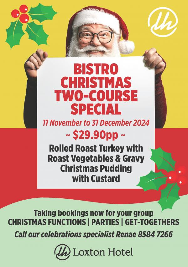 Bistro Xmas Menu POSTER